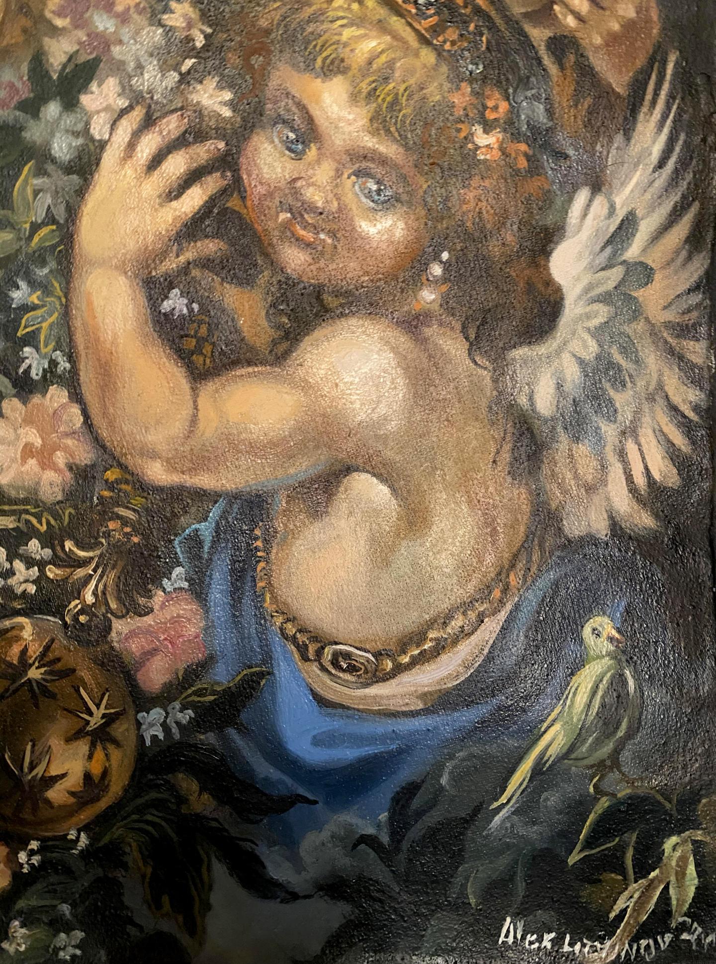 oil painting angel