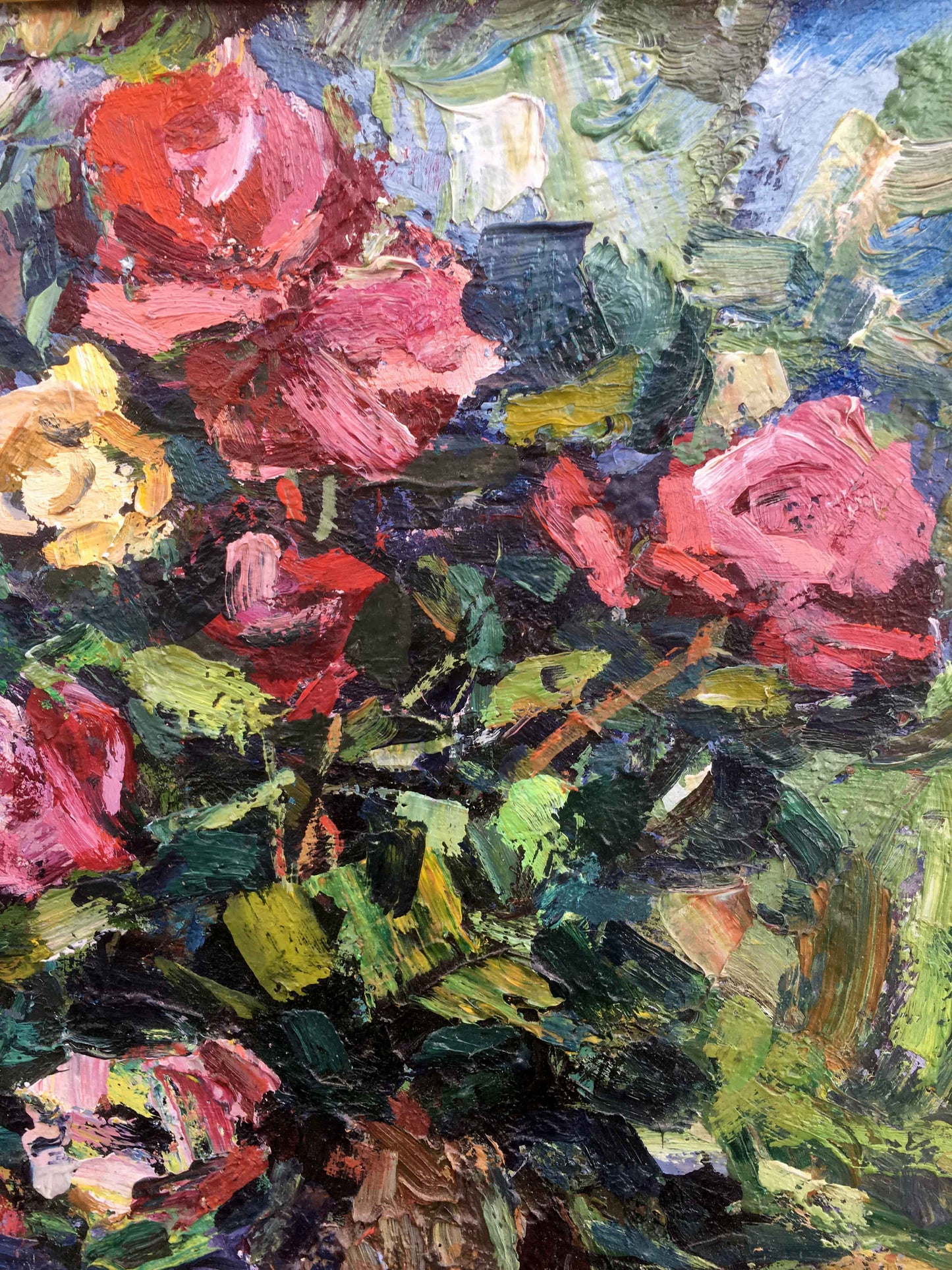 Still life of roses oil painting