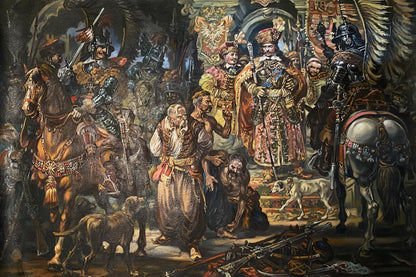 Oil painting I. Vishnevetsky and the Cossacks buy