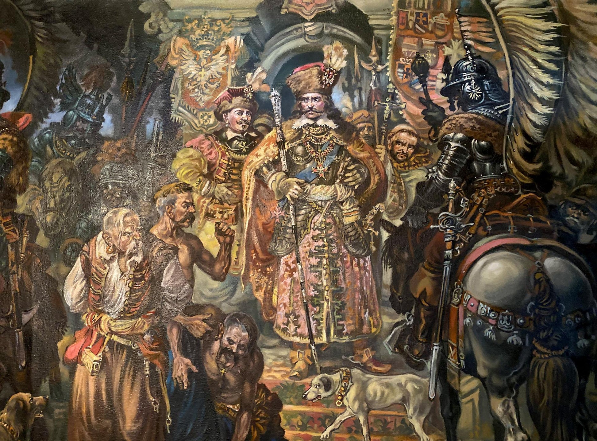 oil painting Cossacks portrait
