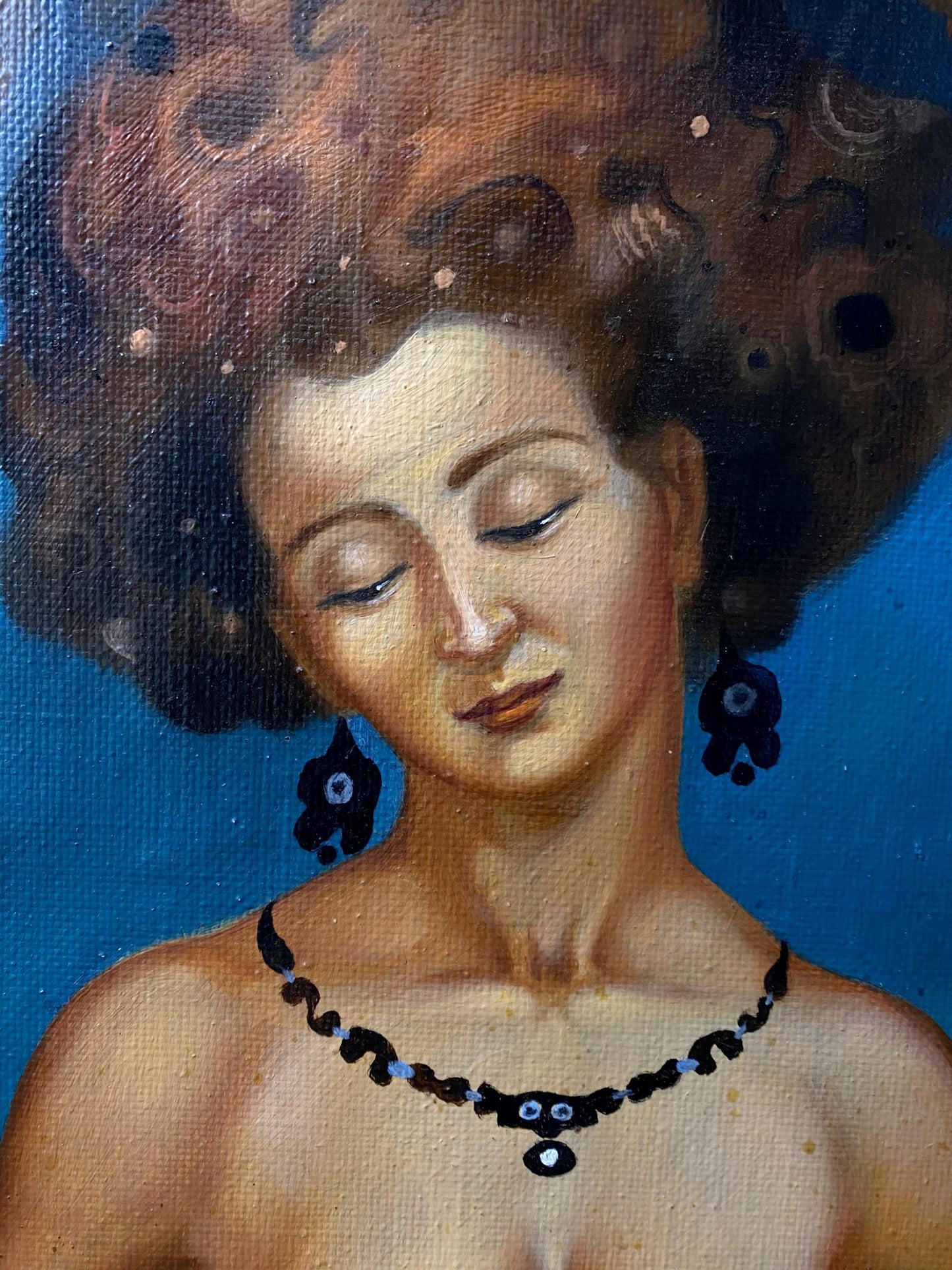 oil portrait girl