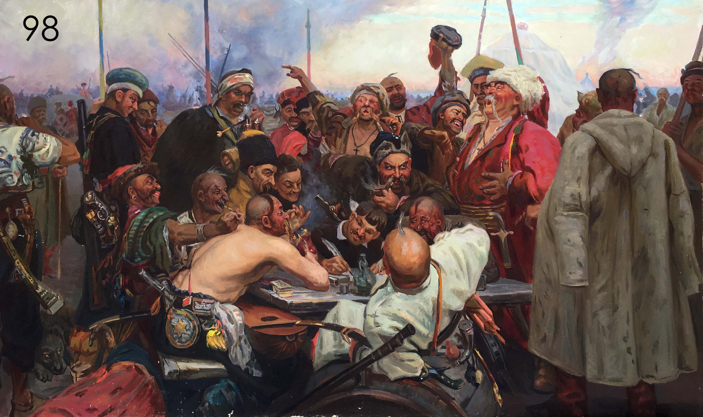 Cossacks Zaporozhtsy oil painting