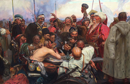 Cossacks Zaporozhtsy oil painting