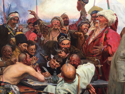 Cossacks Zaporozhtsy oil painting