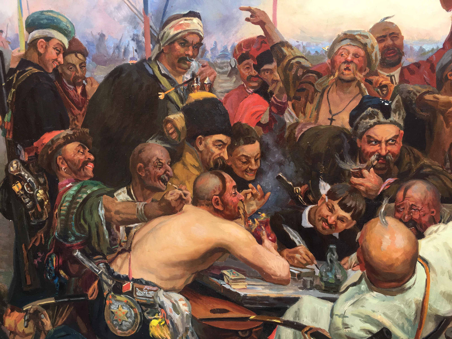 Cossacks Zaporozhtsy oil painting