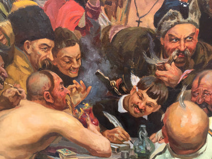 Cossacks Zaporozhtsy oil painting