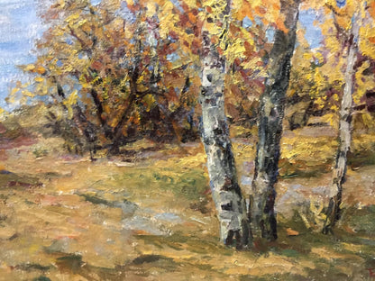 Oil painting Autumn Basov Yakov Alexandrovich