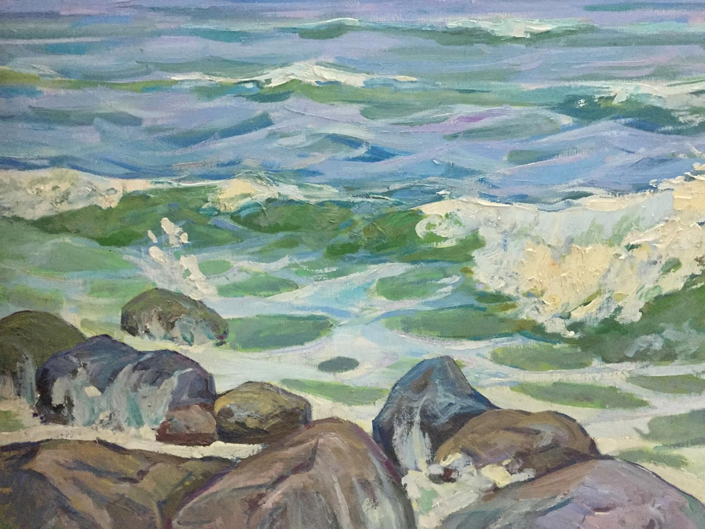 Oil painting Seascape Dubish Ivan Ivanovich