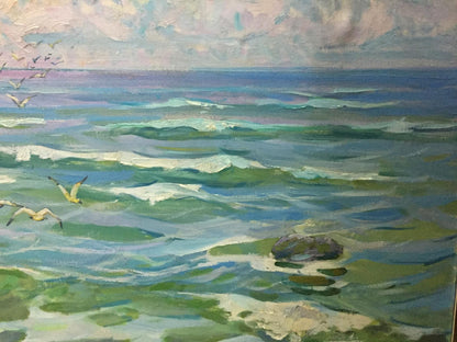 Oil painting Seascape Dubish Ivan Ivanovich
