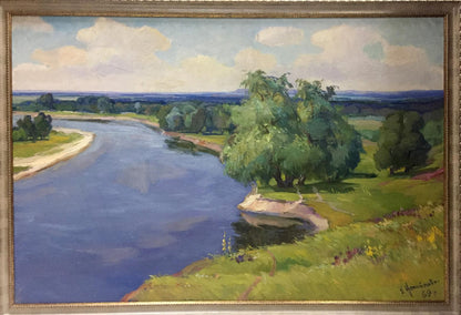 Oil Painting River Landscape buy