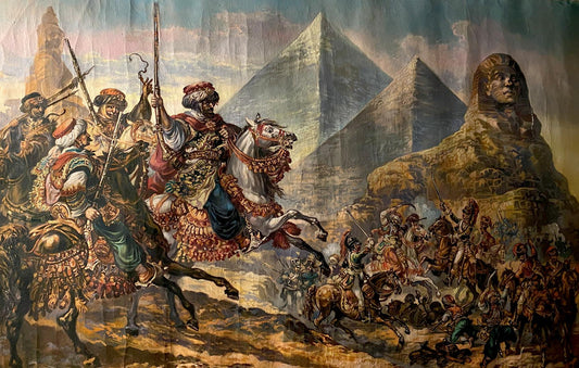 Oil painting Battle of the pyramids buy