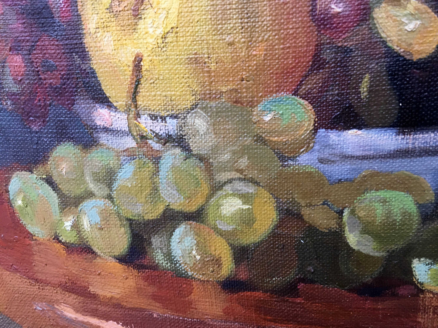 Still life with grapes oil painting Ivanchenko Natalia Oleksiivna