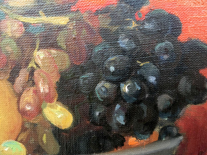 Still life with grapes oil painting Ivanchenko Natalia Oleksiivna