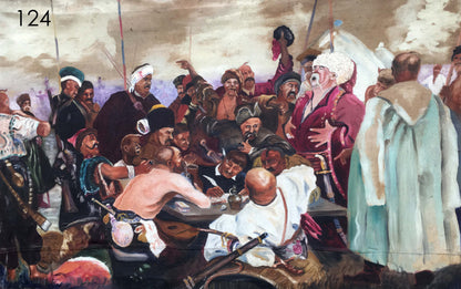 Cossacks oil painting