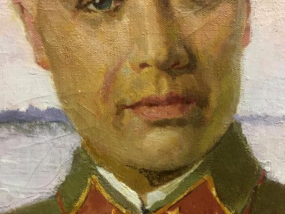 Oil painting Portrait of Kirponos M.  Shirokov Anatoly Georgievich