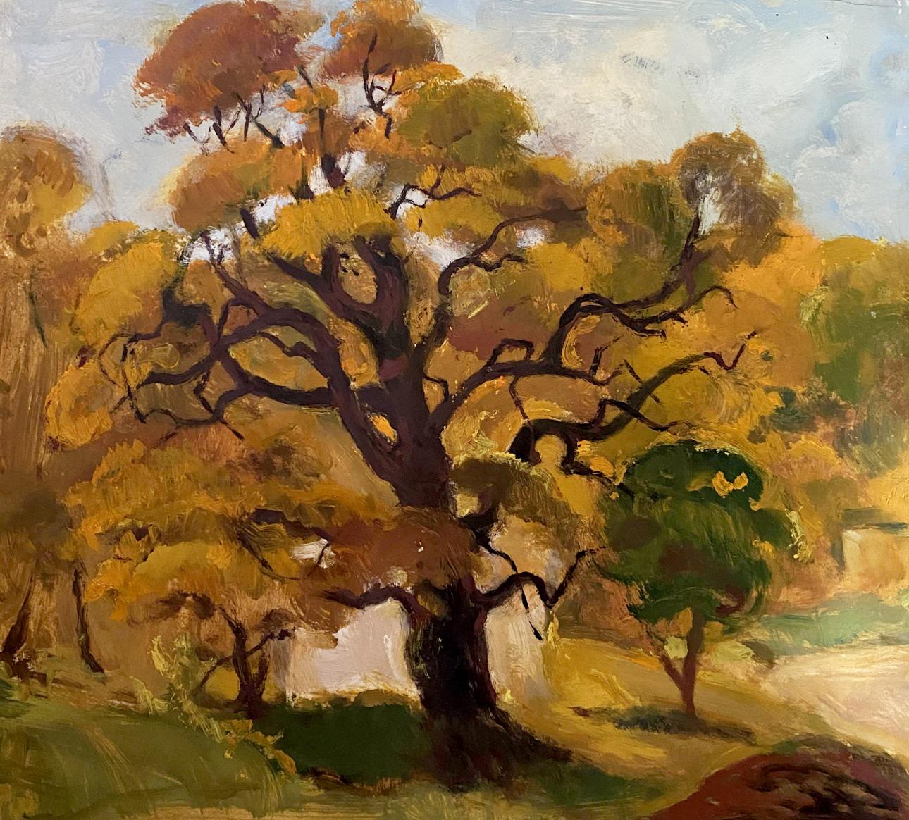 Oil painting Oak, autumn buy