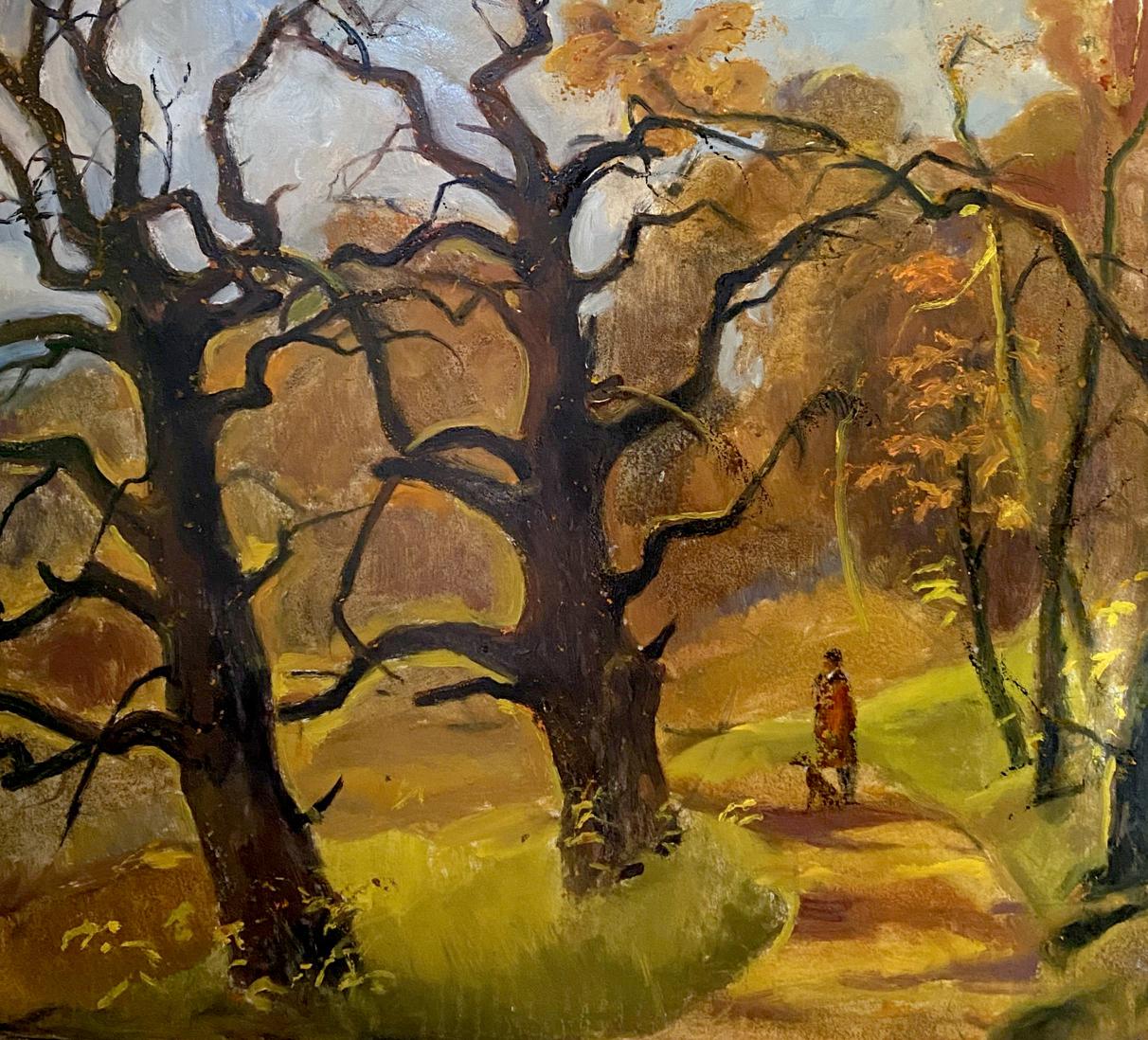 Oil painting Fallen leaves buy