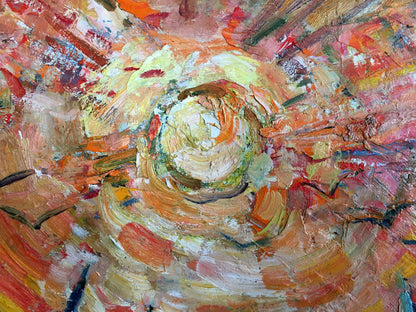 Nikolay Petrovich Glushchenko's oil painting "The Sun" radiates warmth and light