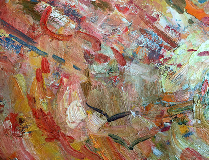 Glushchenko's painting conveys the luminous energy of the sun