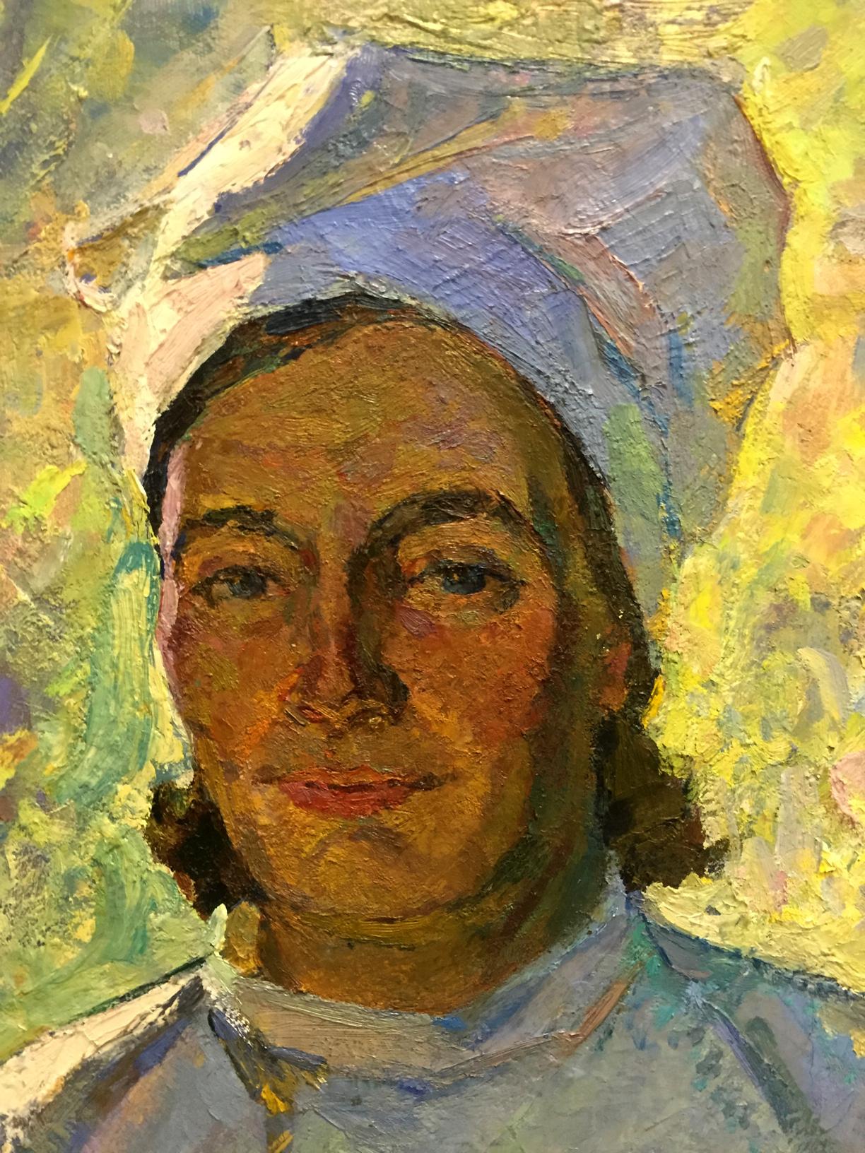 Oil painting Nurse Zhabinsky Leonid Andreevich