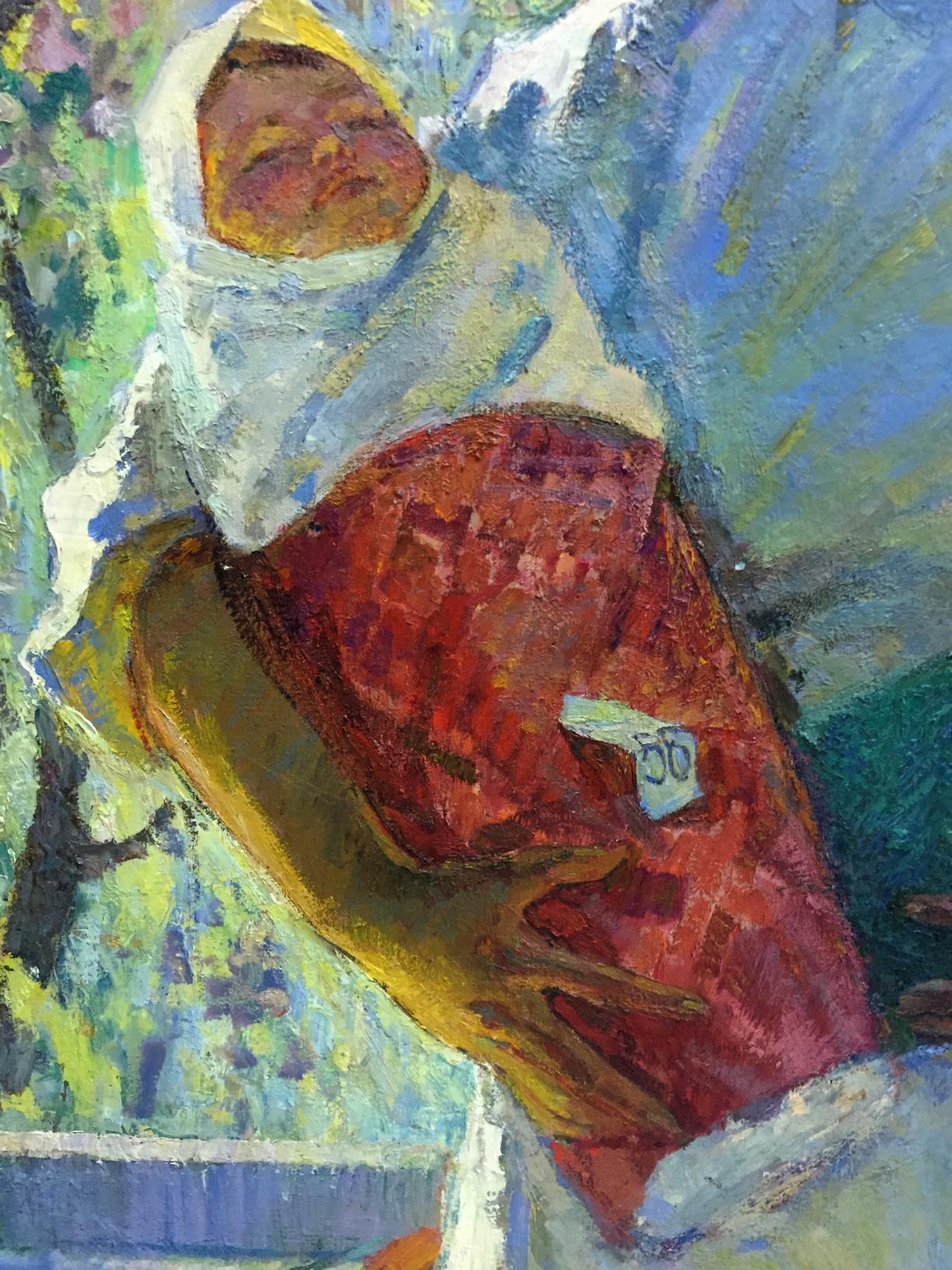 Oil painting Nurse Zhabinsky Leonid Andreevich