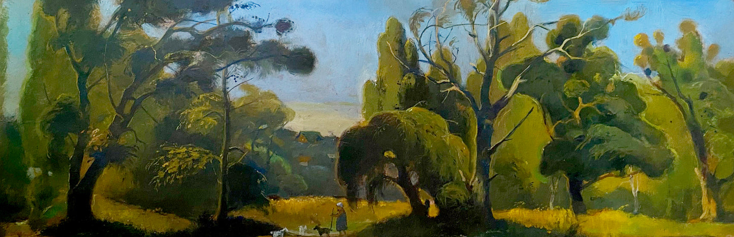Oil painting Summer forest landscape buy