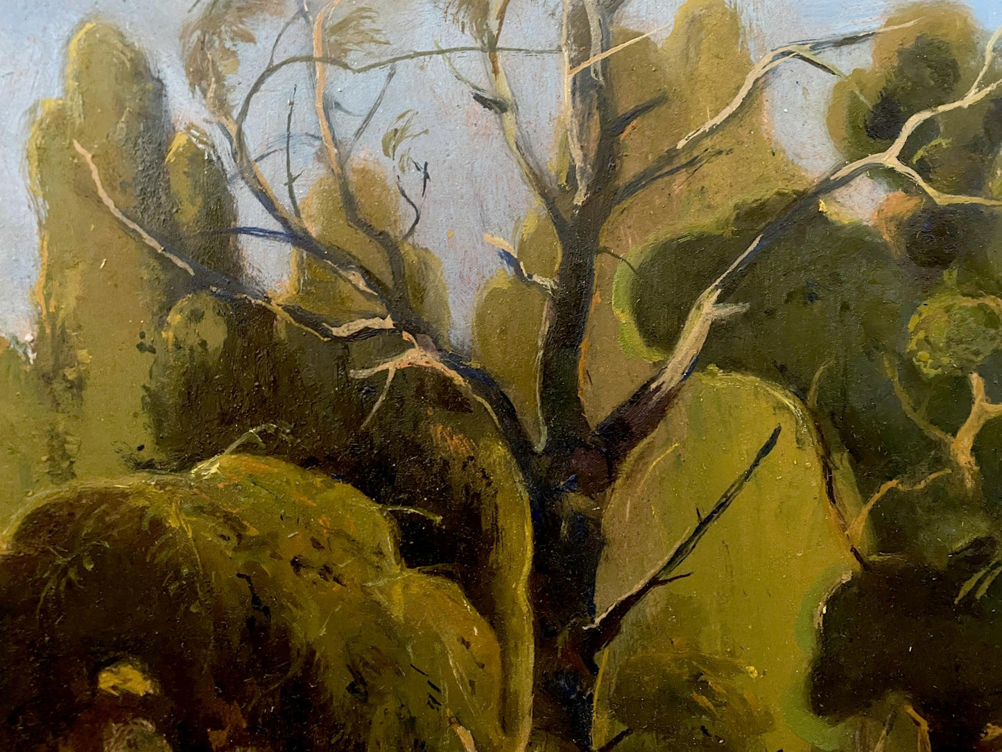 Oil painting Summer forest landscape Litvinov Oleg Arkad'yevich