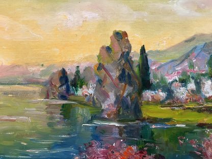 Oil painting Landscape Tsvetkova V. P.