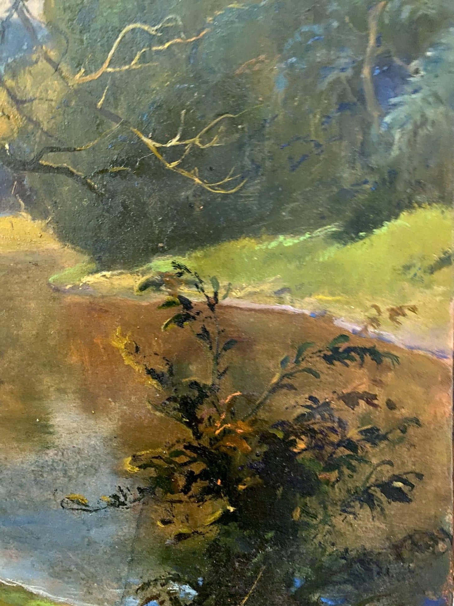 oil river painting