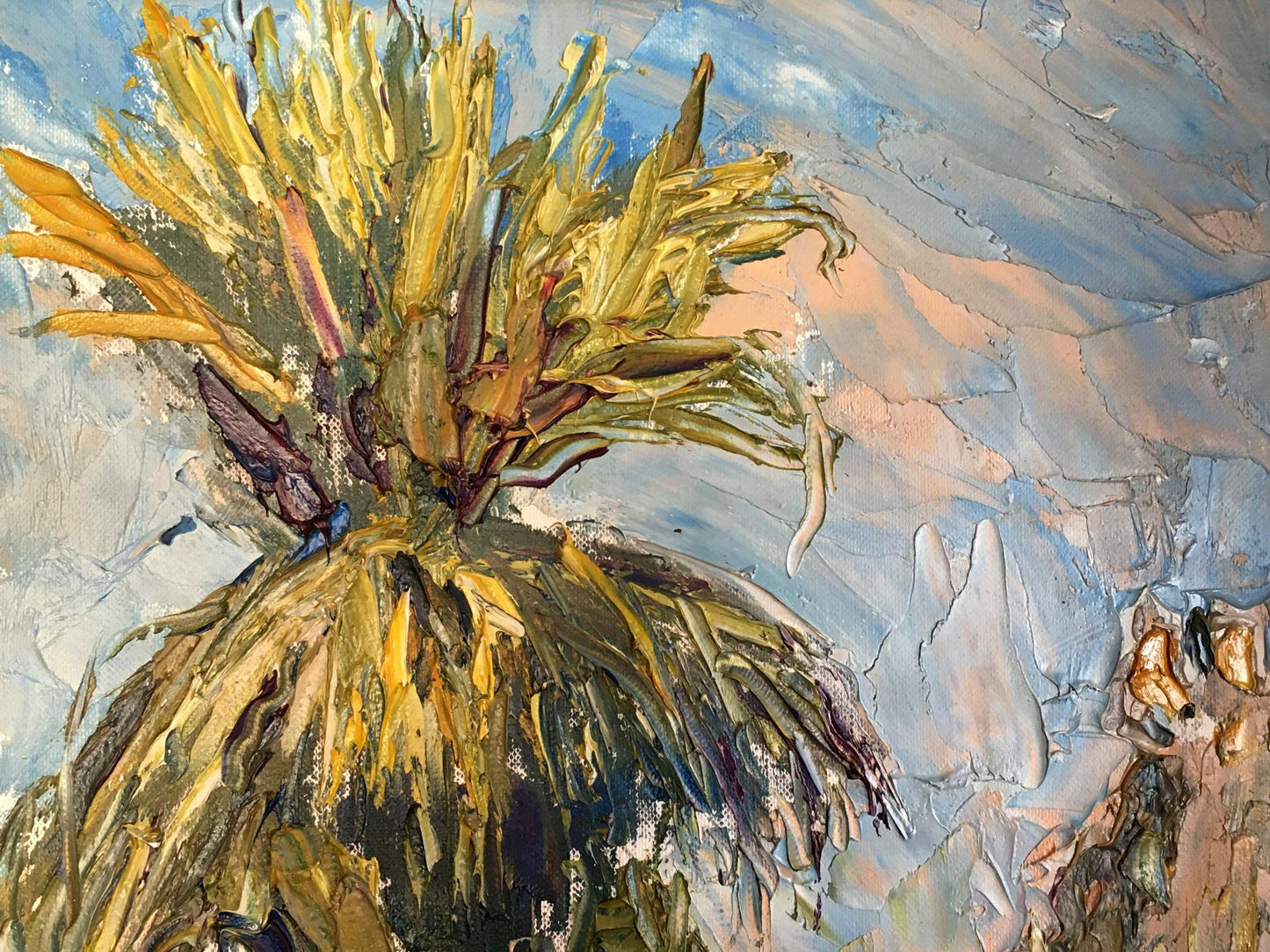 Oil painting Palm