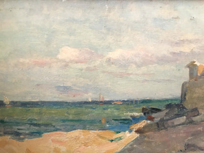 Oil painting Shore landscape Leonid Ovsiyovych Muchnyk