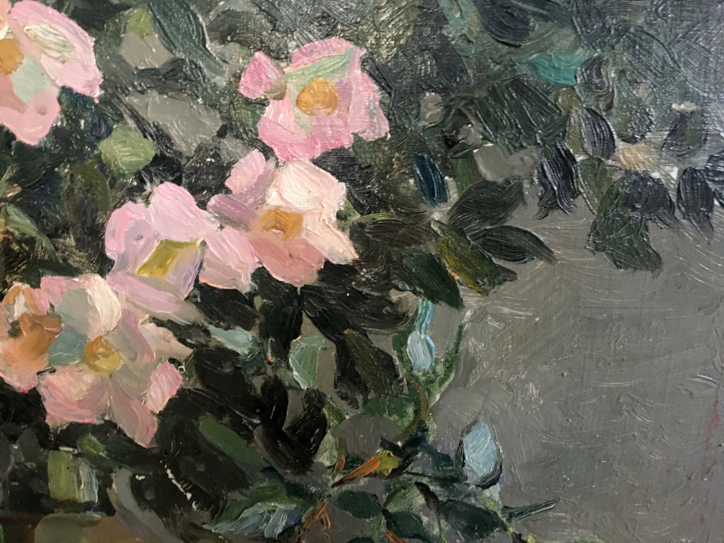 Oil painting Flowers  Yakovlev B. N.