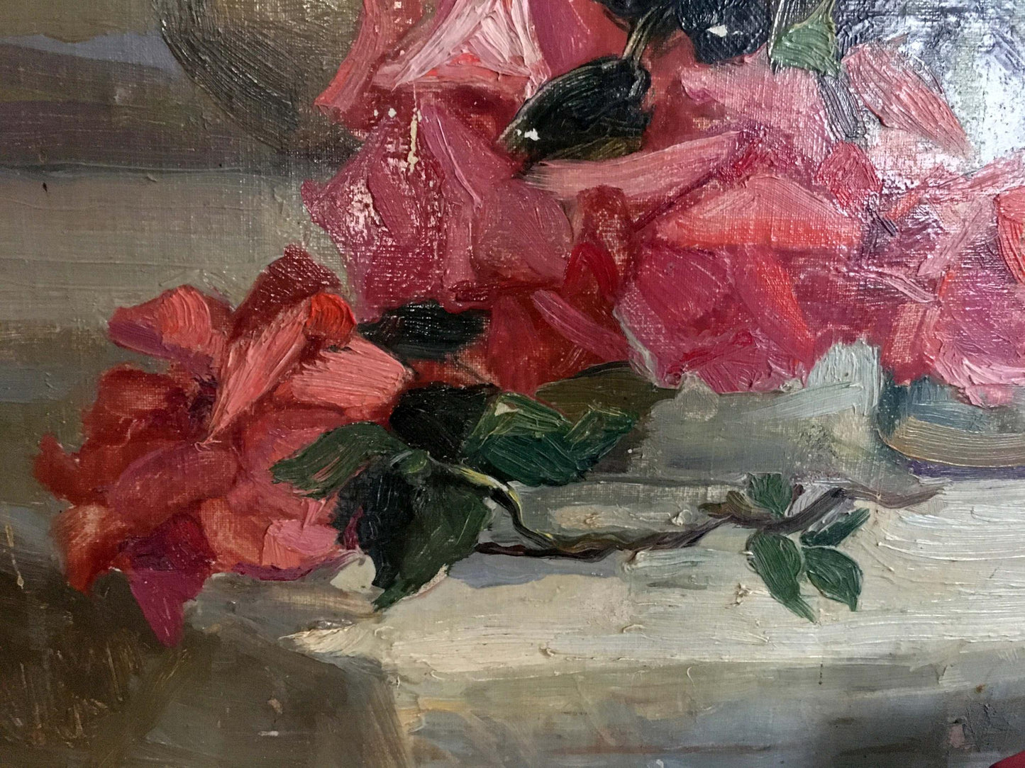 Oil painting Flowers  Yakovlev B. N.