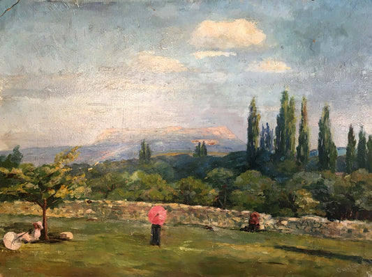 Oil painting In the garden Andrey Simor