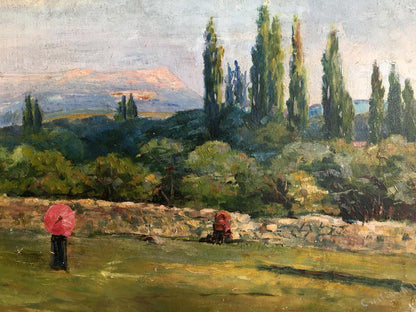 Oil painting In the garden Andrey Simor