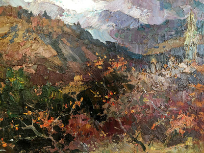 Oil painting Mountain landscape Fatyushenko Yu. P.