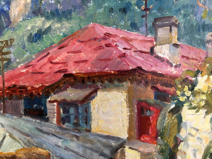Oil painting Spring in Georgia Dziuban Ivan Feodosievich