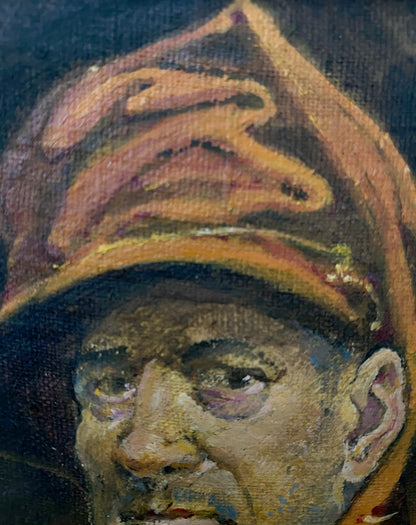 oil man painting