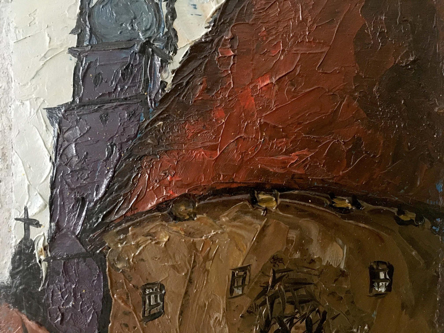 Oil painting Church landscape Litvin Vitaliy Sviridovich