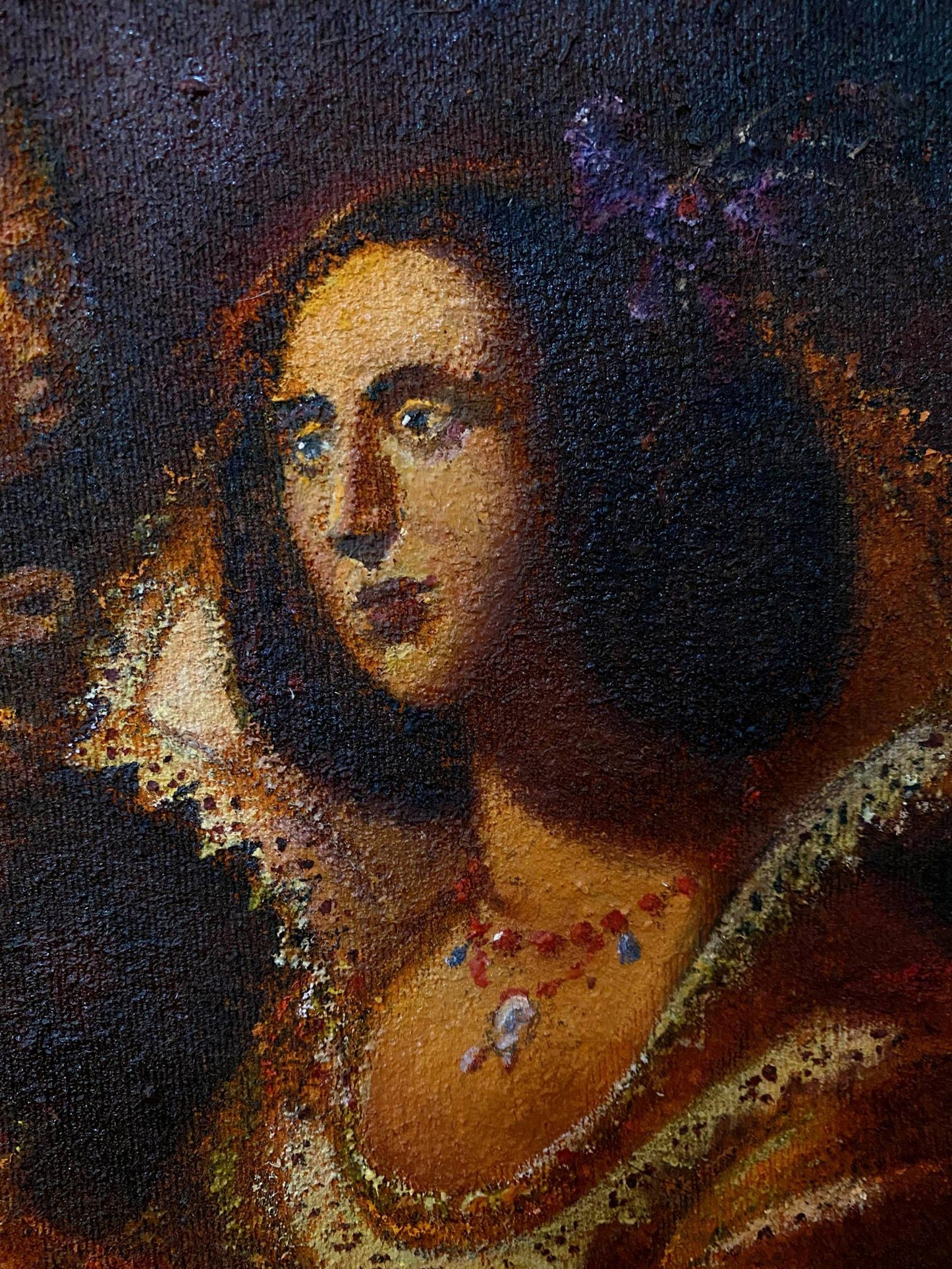 oil portrait lady