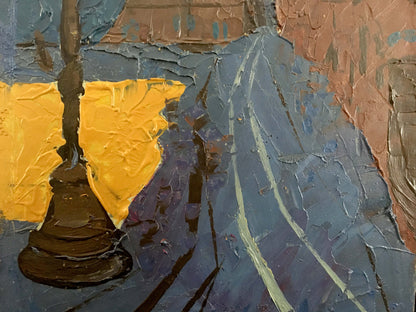 Oil painting London landscape Litvin Vitaliy Sviridovich