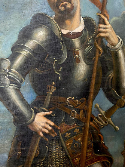 oil portrait St. George
