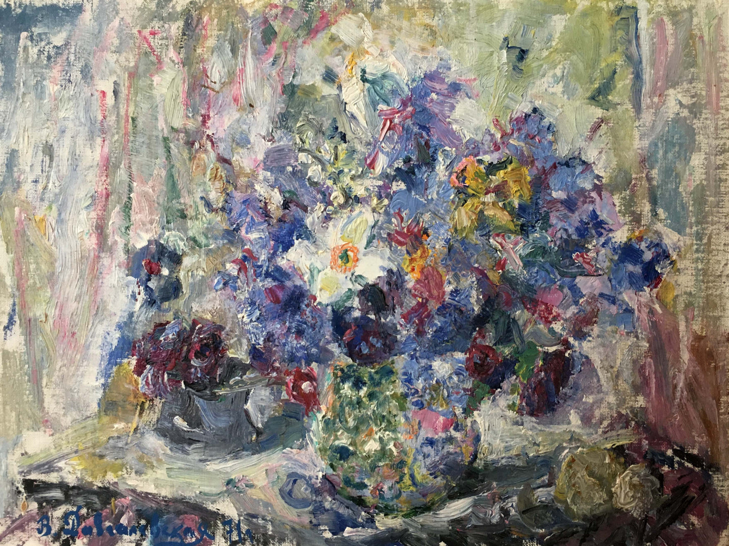 Oil painting Spring bouquet Dovgalevskaya Vera Veniaminovna