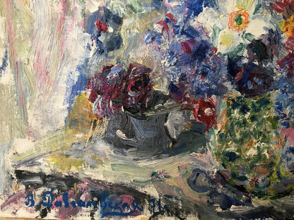 Oil painting Spring bouquet Dovgalevskaya Vera Veniaminovna