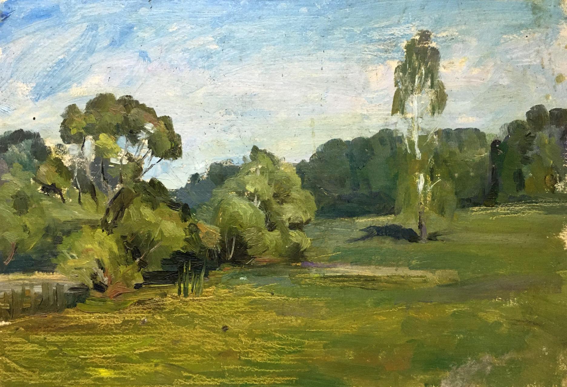 Oil painting Summer landscape Khrustalenko Nikolay Alexandrovich