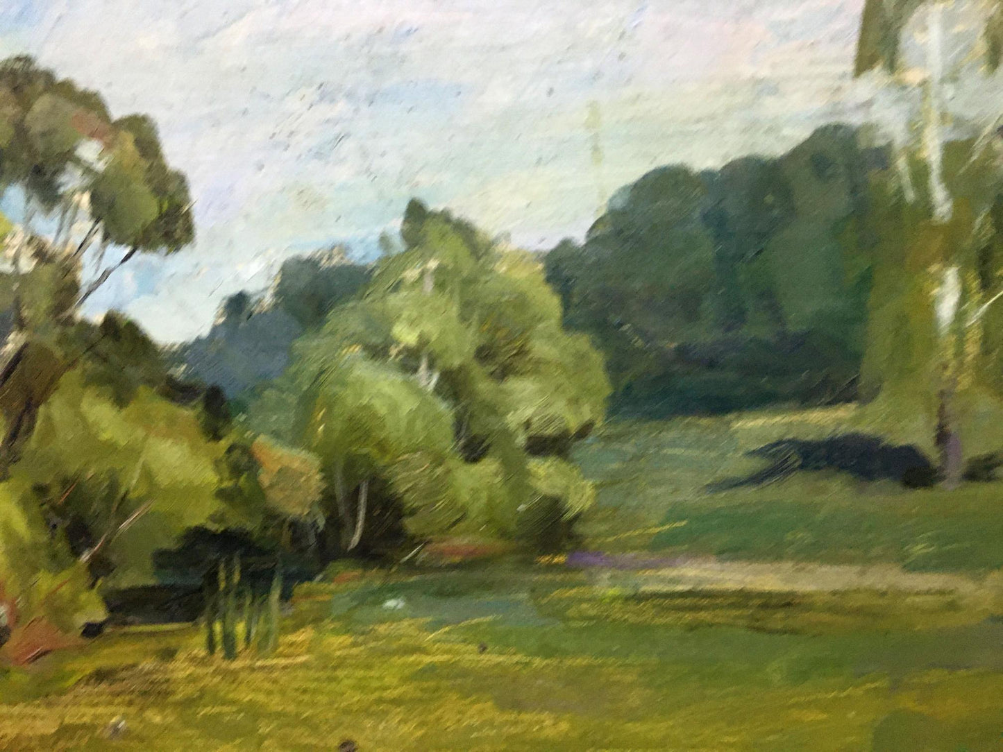 Oil painting Summer landscape Khrustalenko Nikolay Alexandrovich