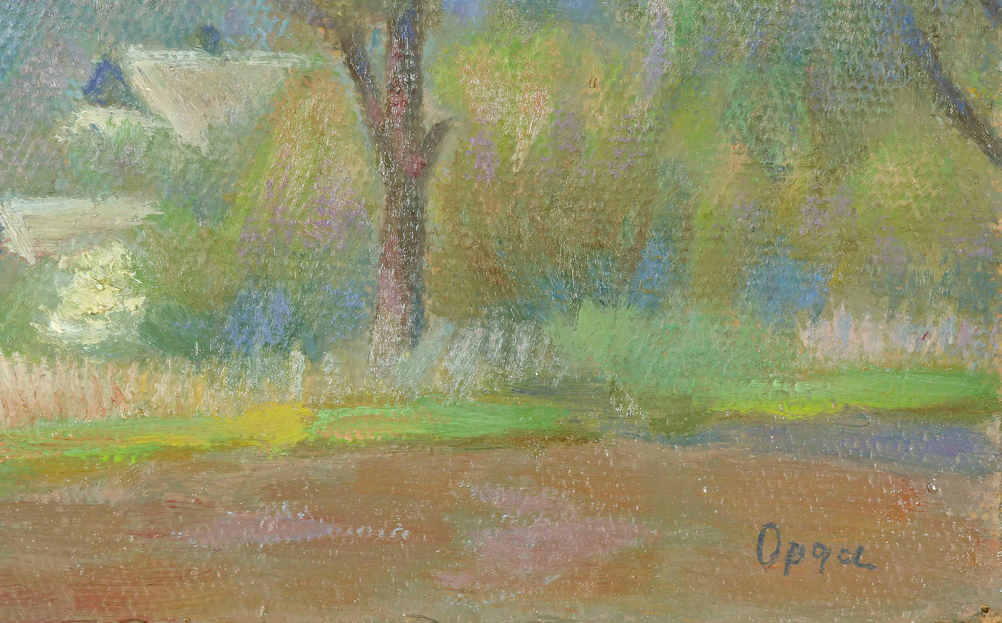 Morning in the woods oil painting