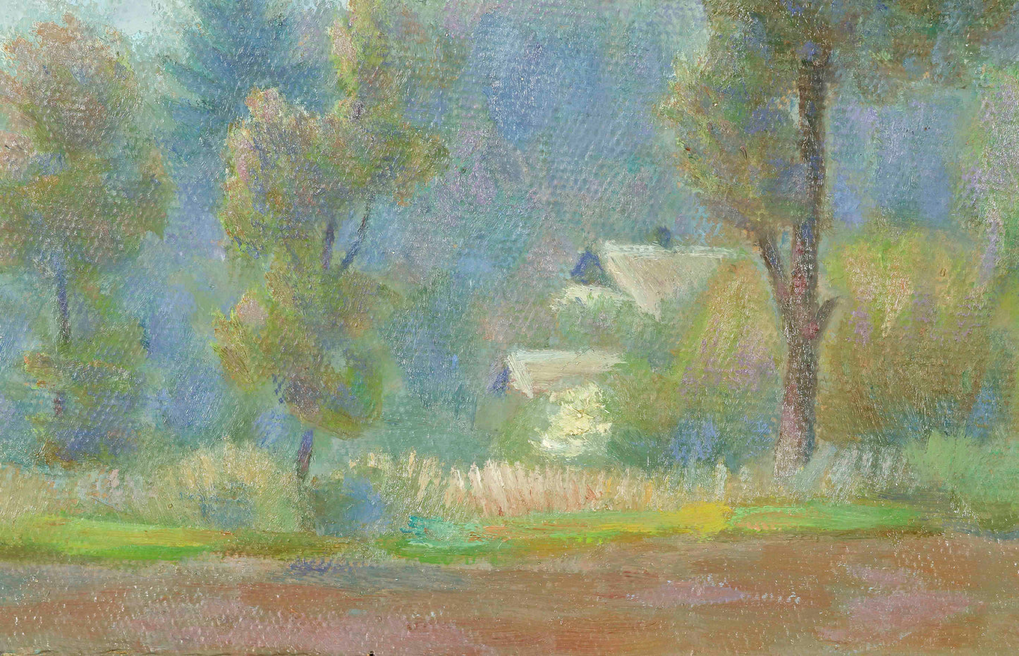 Morning in the woods oil painting