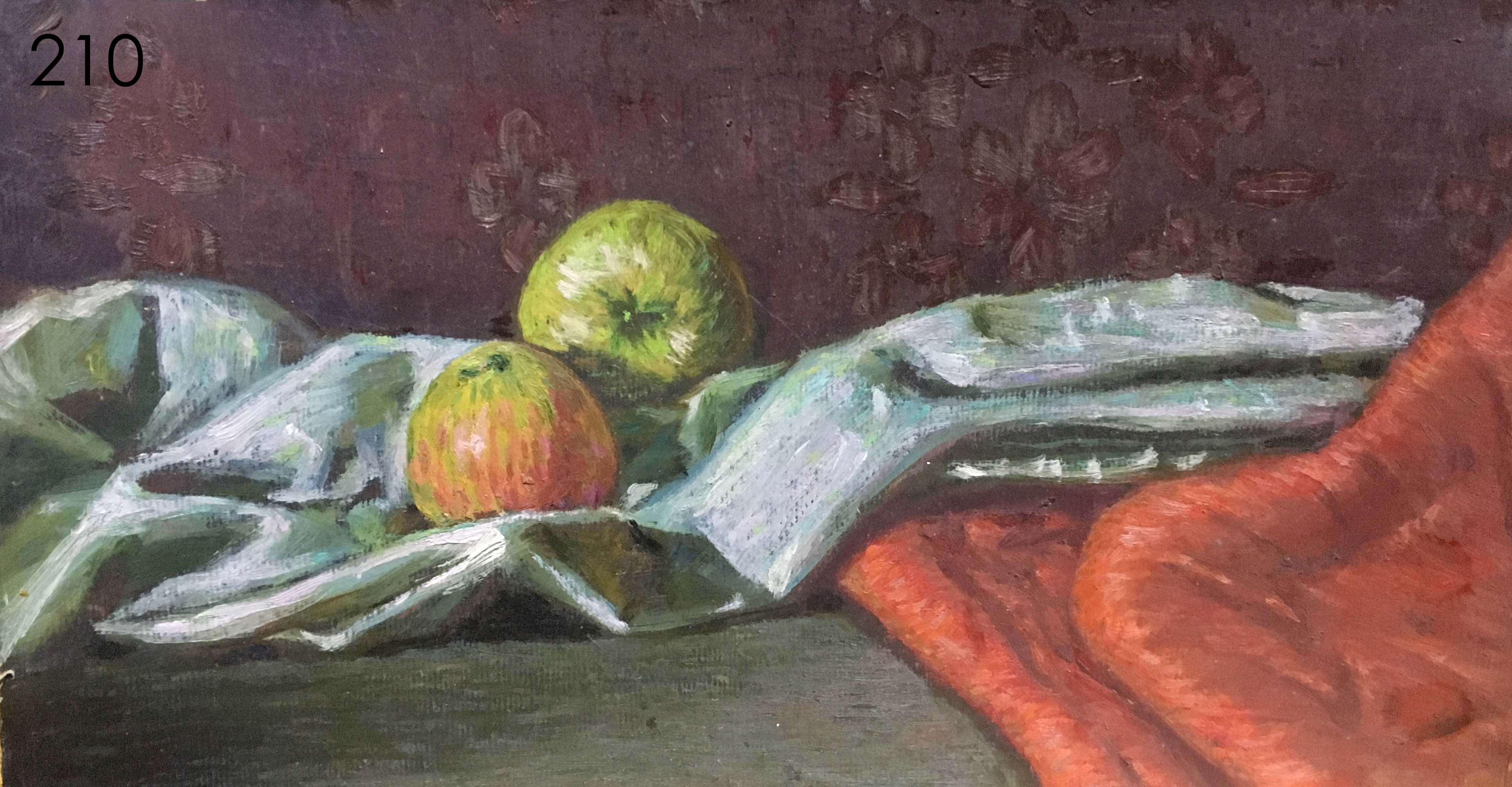 Still life with apples oil painting A. Horov