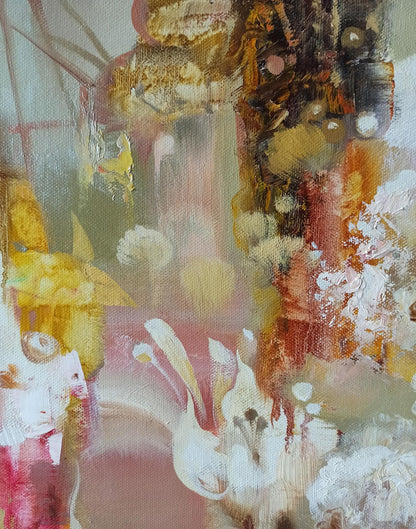 Abstract oil painting Maiden's Reverie Anatoly Tarabanov